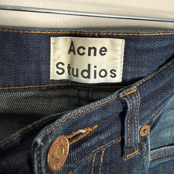 Acne Studios Blue Demin Casual Straight Leg Jeans‎ - Size 30/32 - Picture 3 of 4